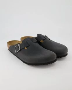 Birkenstock Boston In Schwarz