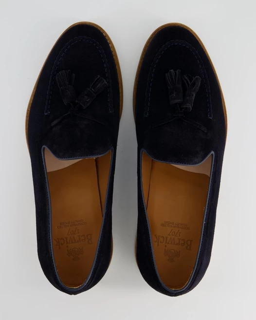 Berwick Slipper In Blau 4 Berwick Slipper In Blau – Bild 4