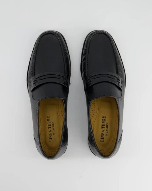 Linea Terry Slipper In Schwarz 4 Linea Terry Slipper In Schwarz – Bild 4