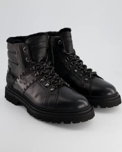 La Martina Schnürboot In Schwarz