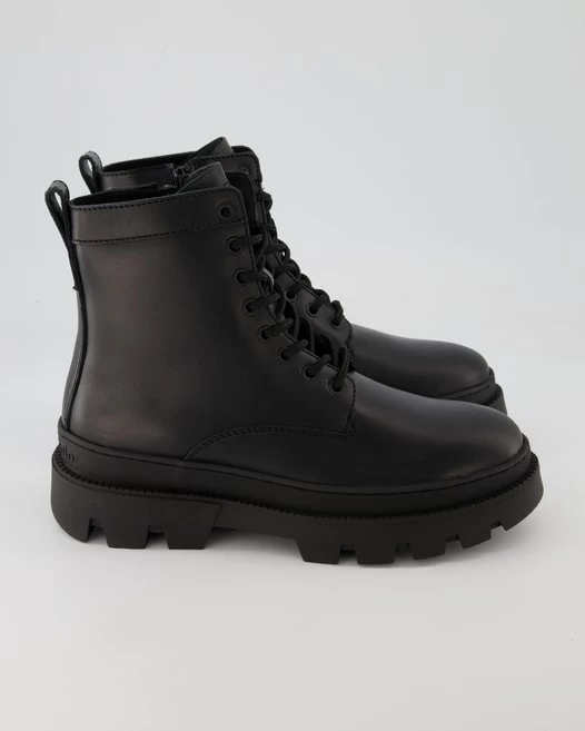 Marc O'Polo Marc O´Polo Lace Flatheel Bootie In Schwarz 2 Marc O'Polo Marc O´Polo Lace Flatheel Bootie In Schwarz – Bild 2